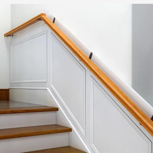 Barre d'appui en bois de sécurité pour escalier de maternelle