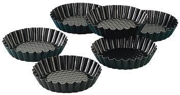 Frieling Zenker 4 Inch Mini Nonstick Tart Pans Set of 6 (Pack of 2)