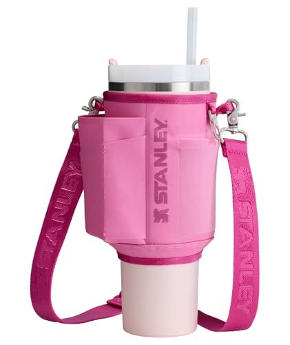 Image of STANLEY All Day Quencher Carry All for 40 oz Tumbler with Handle | Crossbody Bag with Phone Holder Pocket, Card Sleeve & Detachable Strap | Water Bottle Carrier Bag | BPA-Free |