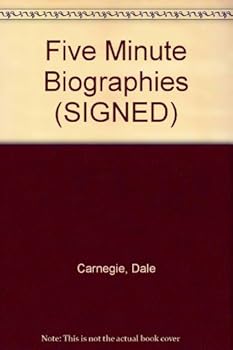 Hardcover Five Minute Biographies (SIGNED) Book