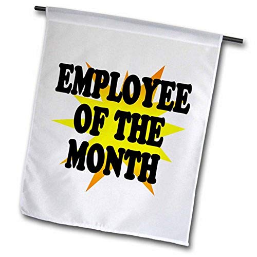 Drapeau de jardin employé du mois 3dRose pour booster la motivation des équipes
