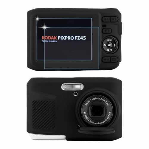 Funda Silicona para Cámara Kodak Pixpro FZ45 Negra