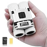 COMTAR 双眼鏡 ライブ用 20倍 【2025新設計】スポーツ観戦 オペラグラス コンサート用超軽量 防振機能付き 99.8%高透過率 25mm口径 BaK4プリズム FMCコーティング 目幅調節可能 手ぶれ補正機能付き 生活防水仕様 子供/女性適用 コンサート/観劇/野鳥観察/登山/アウトドア/旅行 ネックストラップ 収納ケース付き日本語説明書 (ホワイト)