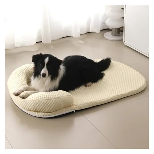 Cama para perro de seda helada alfombrilla espuma azul gato 4