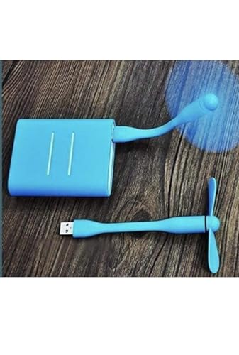 Image of RD-778 Portable Mini USB Dragon Fan with 2 Leaf & 1 Pc Poratble LED Mini Light Connect with Laptop, Smartphone, Powerbank, USB Adapter /Hub (Multicolour)