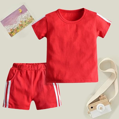 Toddler Boys Girls Clothing Set Zip Cotton Sweatsuits Kids Sports Clothes Outfit Athletic Jacket Outerwear 6M-5Y2