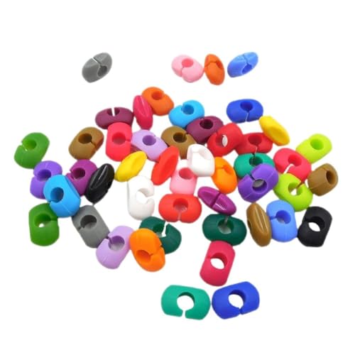 Guaber Marcadores para De Vino De 8/12/24 Colores Etiquetas De Abalorios para Bebidas De Silicona Etiquetas De Identificación para Tazas Carteles para Fiesta Abalorios para Bebidas