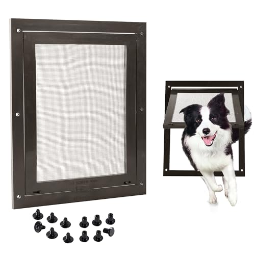 Tongass Easy-to-Install Screen Door Pet Flap 11 4/5