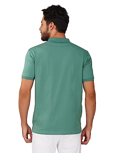 Image of PRORIDERS Half Sleeve Cotton Lycra Regular Fit Men's Polo with Snap Button and Pocket for Casual wear T-Shirt