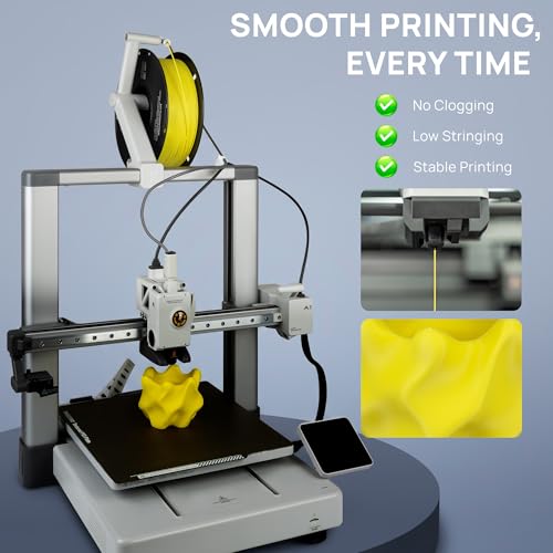 Image of TINMORRY PETG Filament 1.75mm, Matte PETG 3D Printer Filament, Compatible with Most FDM 3D Printers, 1 KG 1 Spool, Matte Black