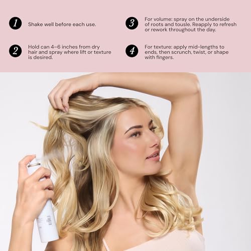 L'ANGE HAIR Full Grit Volumizing Dry Texture Spray for Hair - Root Lift Spray with Flexible Touchable Hold & Airy Grip, Touchable Lightweight Volume for Effortless Styles & Next-Day Refresh - 5 oz - Image 8