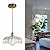 XZHGCEE Glass Pendant Light Vintage Light Fixtures, Glass Pendant Lights Kitchen Island, Gold Pendant Light, Modern Chandelier Pendant Shade Pendant Light Fixture for Bedroom Hotel Dining Room