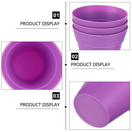 Luxshiny 6- Stcs Plastic Dessertbekers Bloemenpot Cake Desserts Cups Voor Bouwverjaardagsfeestje Ijs Doe- Het- Zelf Bakken Cupcakes Yoghurt Pudding en Shot - Image 8