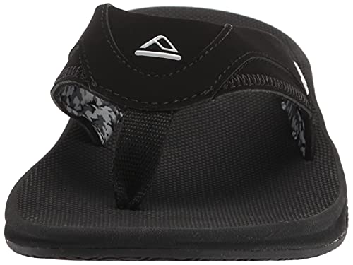 Reef Women's Sandals, Fanning, Black, 8 #TOP1