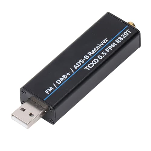 Odbiornik SDR RTL2832U R820T2 100 KHz-1766 MHz TCXO 0,5 PPM Aluminium USB