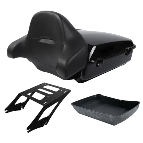 TCT-MOTORPARTS Tour Luggage Trunk Backrest w/Rear Mounting