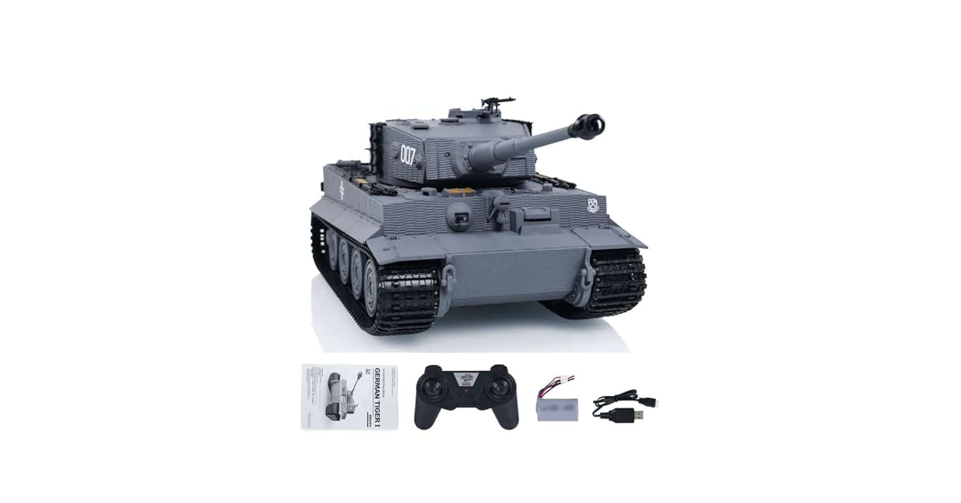 VS TANK ラジコン1/24 ドイツ陸軍　タイガーⅠ後期型　動作確認済 VS TANK ラジコン1/24 ドイツ陸軍 タイガーⅠ後期型 動作確認済