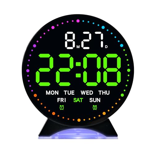 Danmukeji �f�W�^�����v �ڊo�܂����v ���킢���W�����v�b�O���A���� LED�f�W�^�����v�������������ʓ��t�T�I�t�B�X�Q���t�@�b�V�������^ �u�����v (���k��)