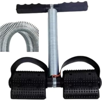 Single Spring Tummy Trimmer – Abdomen, Leg, Arm, and Waist Exerciser for Core Strength and Home Fitness (Multicolor)