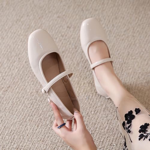 Women's Classic Fashion Round Head Soft Flat Mary Jane Shoes Minimalist and Comfortable Ballet Flat Shoes with Buckles4