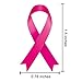 300 pcs Breast Cancer Awareness Pink Ribbon Stickers Roll for Women Girls, Charity Public and Social Event