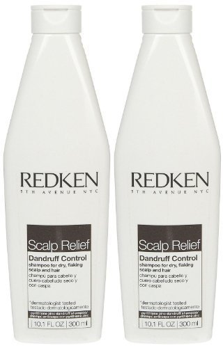 REDKEN Dandruff Control Scalp Relief Shampoo, 10.1 oz, 2 Count