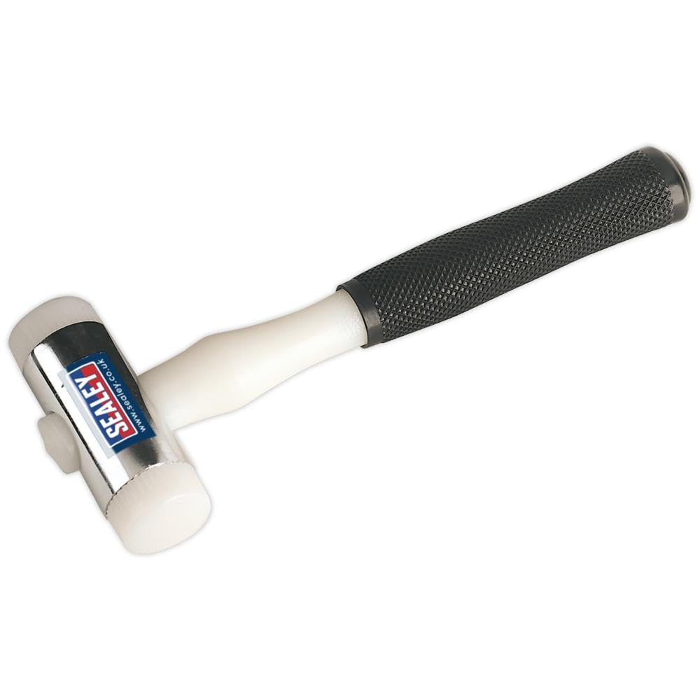 Sealey White Nfh15 Hammer Nylon Faced 1.25Lb