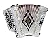 Abubu 34-Key Accordion 3412 GCF (White)