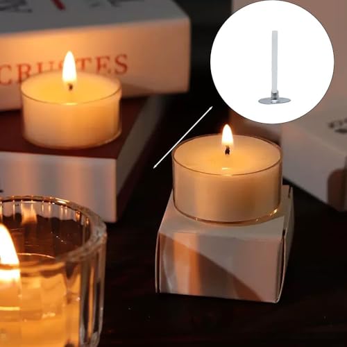 500 Piezas Mechas para Velas de Té de 1 pulgada miniatura 3