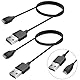 ZUOQIANG 2 Stück Ladekabel für Garmin Fenix, 1M Ladekabel für Smartwatch Garmin Fenix 5/5S/5X/5XPlus/6/6X/6XPro/7/7S/7X,Vivoactive 3/3T/Vivoactive 4,Forerunner 45/45S/245/245M/935/945 usw