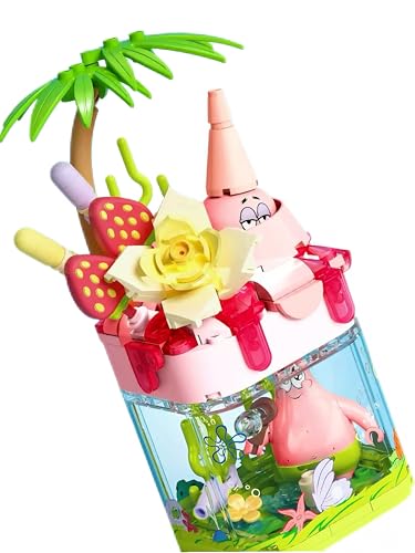 Lreyrous Strawberry Building Blocks Set Series with Lights for Boys and Girls Teenagers Adults Best Toys