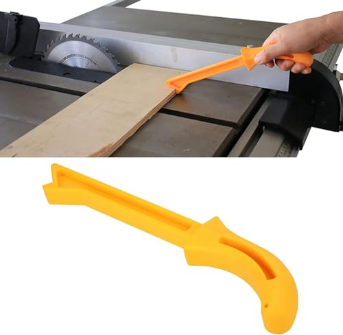 DEWIN Safety Fresher, Push Stick Yellow Wood Safety Saw Push Stick for Router Blade Work Board Carpentry - Image 4