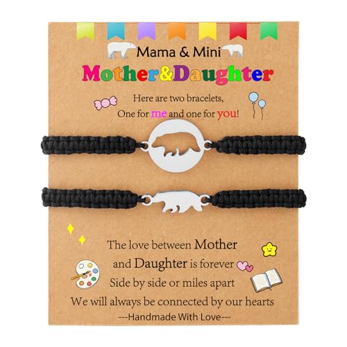 Image of P. BLAKE First Day of Kindergarten Bracelet Back to School Gifts Mommy and Me Matching Bracelets Set for Mother Daughter Son Girls Boys Jewelry Gifts