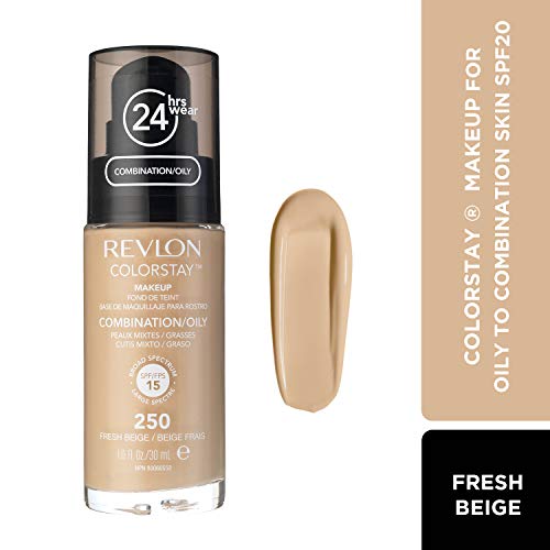Image of REVLON Colorstay Make Up Combination Oily Spf 15 -Fresh Beige, Beige, 30 ml