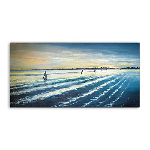 Tableau en Verre Acrylique Coloray Venice Laguna 100x50cm Finition Premium