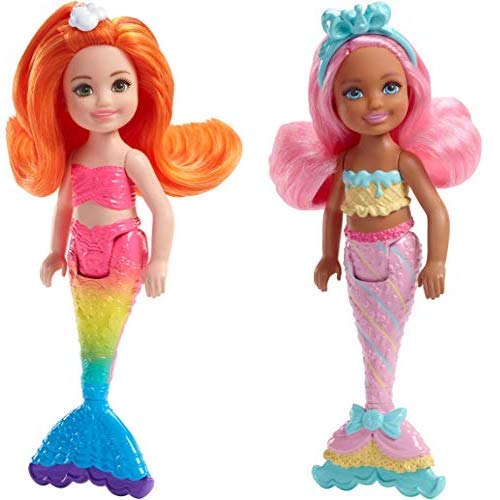 Amazon Com Barbie Dreamtopia Rainbow Cove Mermaid Doll And Barbie