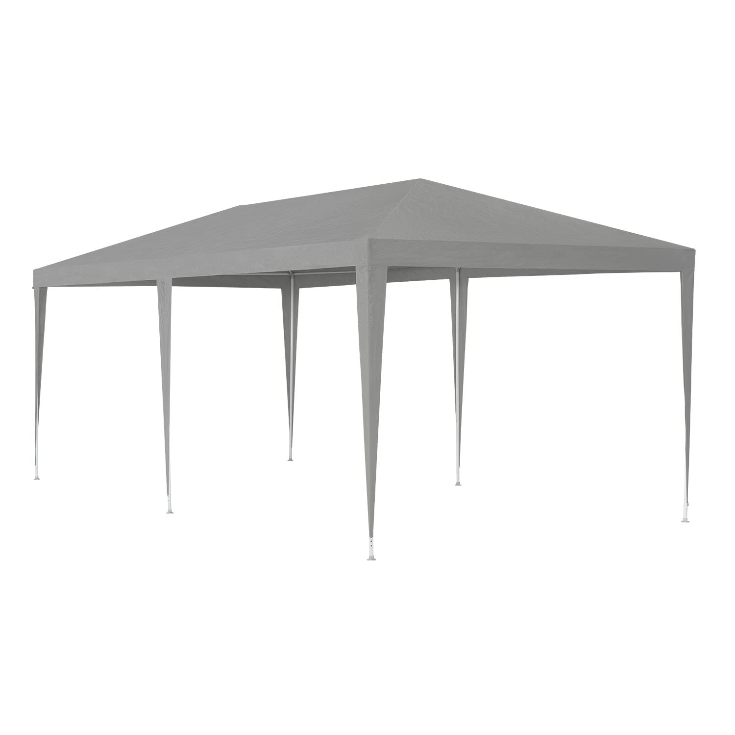 Tenda Juskys per feste 3x6m, 18m², 6 pareti, tetto rimovibile, 18m², 12 ganci, 6 corde, giardino, matrimoni, grigio