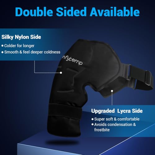 Image of Comfytemp Shoulder Ice Pack Wrap Rotator Cuff Cold Therapy (Large /X-Large)