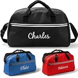 KDO-MAGIC Sac de Sport Enfant personnalisé Capacité de 20L Noir