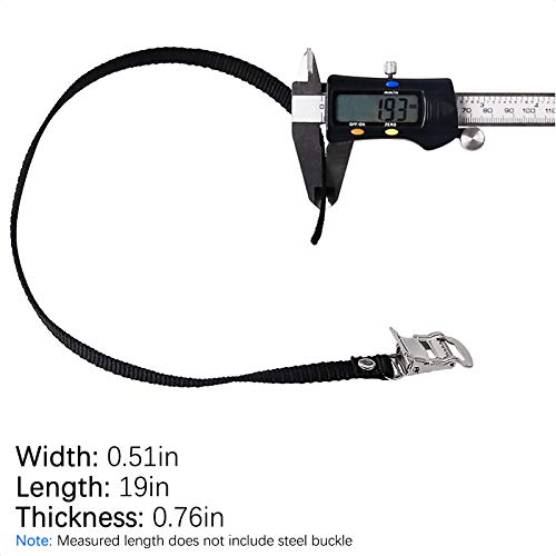 Vanice 2 Pair Bikes Pedal Toe Straps Universal Replacement Foot Pedal Straps For Excersise Stationary Bike/Bicycle #TOP3