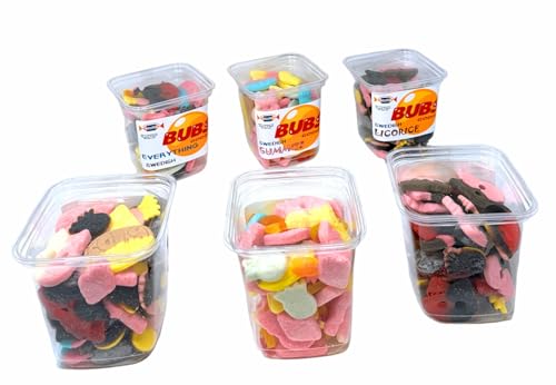 Bubs Godis surtido sueco de gomitas y regaliz 48oz total miniatura 2