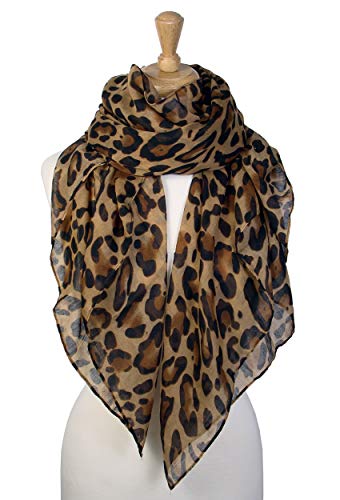 Scarfand's Leopard Print Fashion Scarves Versatile Shawl & Wraps2