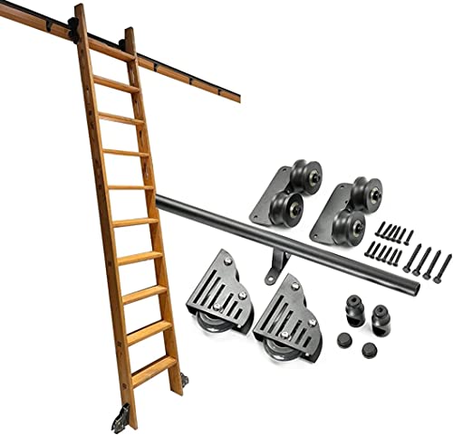 Kit de rail de 16 pieds en acier robuste pour porte MObyat - 2