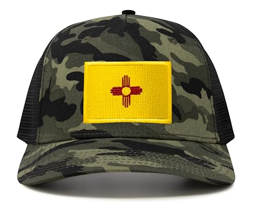 Image of International Tie State Hat for Men and Women, Adjustable Snapback Trucker Baseball Cap with Embroidered Patch