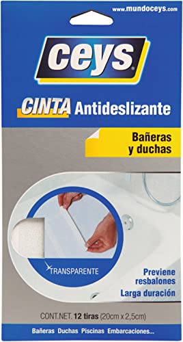 TIRAS ANTIDESLIZ BAÑERAS BLANCO