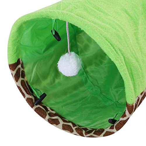Zerone Cat Tunnel, 25,5cm Gatto Leopardo