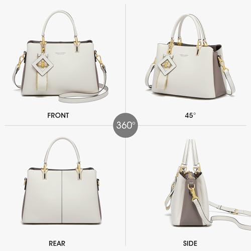 Image of Cnoles Handbags for Women Large Capacity Tote Shoulder Bags Ladies Handle Satchel Purse