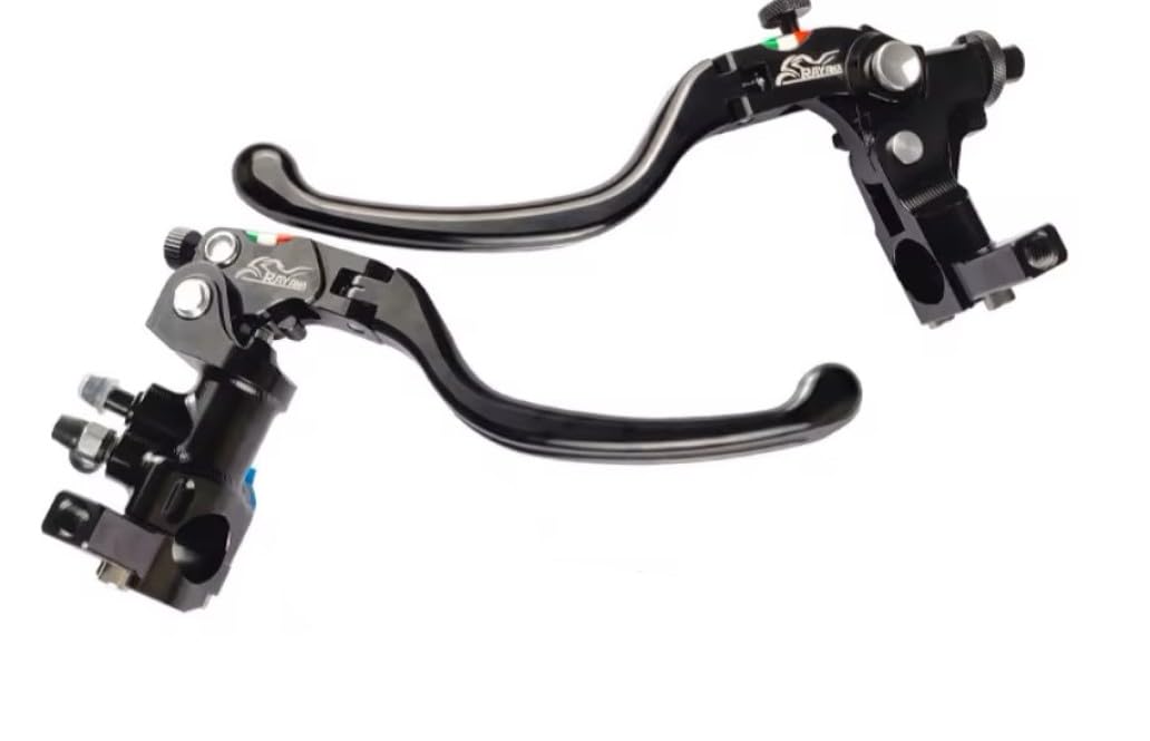 Kit bomba de frenos radial y palanca de embrague con manetas plegable anticaida universal para las motos