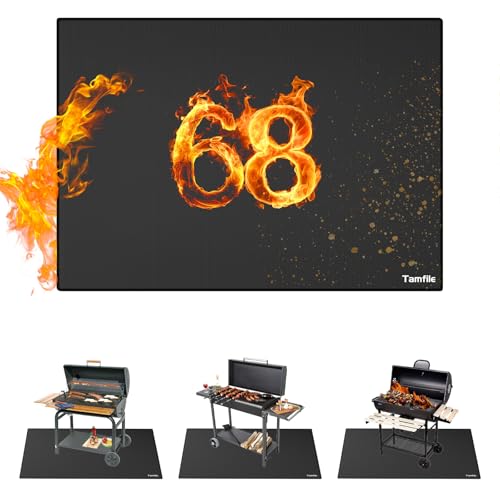 Tamfile 68x48 Fire Pit Mat for Decks