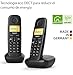 Gigaset A270 Duo - 2 Teléfonos inalámbricos manos libres, gran pantalla iluminada,...